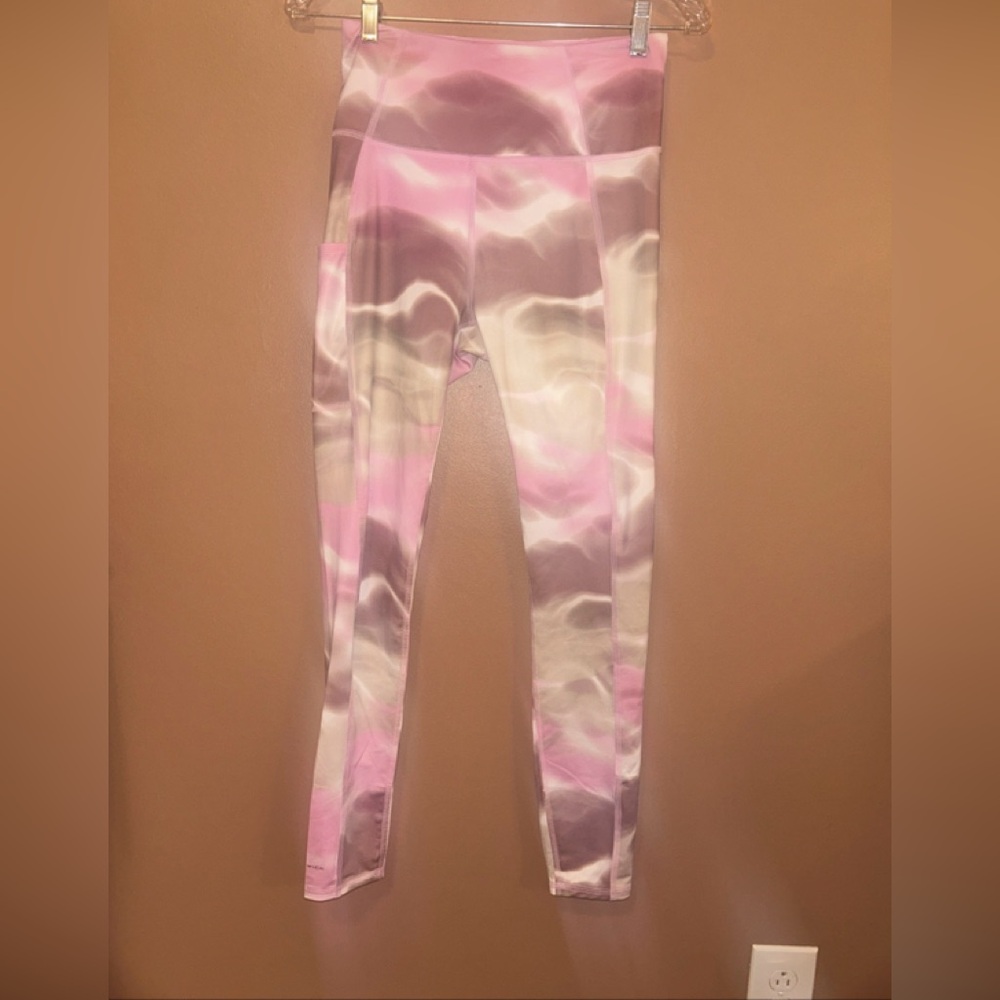 Boundless Trek Leggings - Womens Columbia Sz Small Pink Multicolored